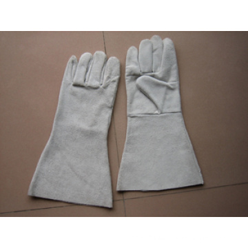 Grey Cow Split Leather Welding Working Glove